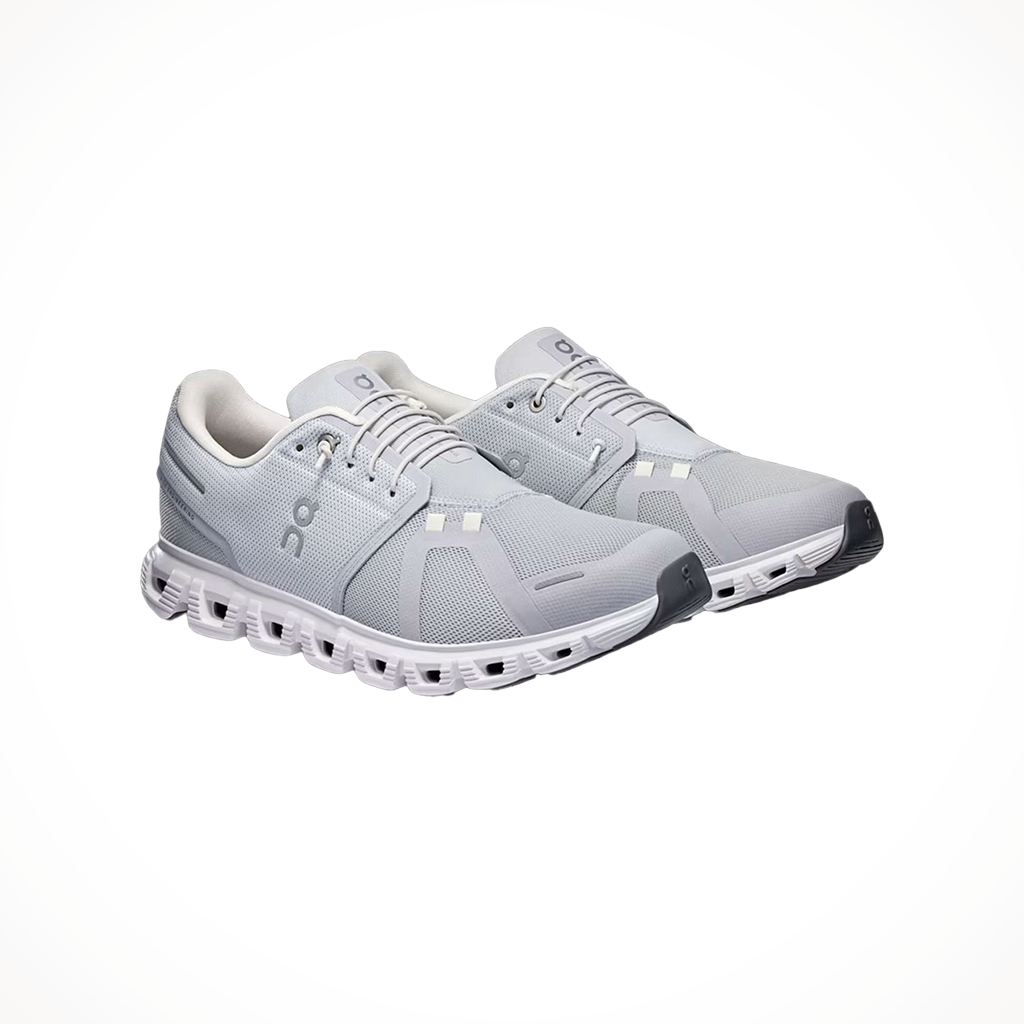 Product image: On Cloud 6 Glacier W Hite Mens 2025, shown as a pair.