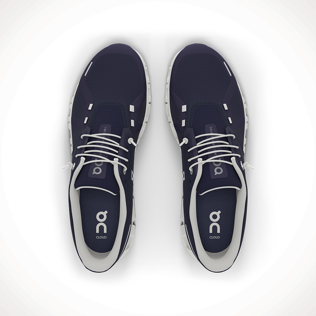 Product image: On Cloud 6 Midnight White Mens 2025, shown from above.