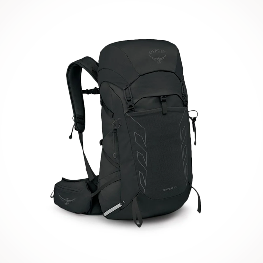 Product image: Osprey Tempest 33 Black Coal Grey, shown in primary marketing view.