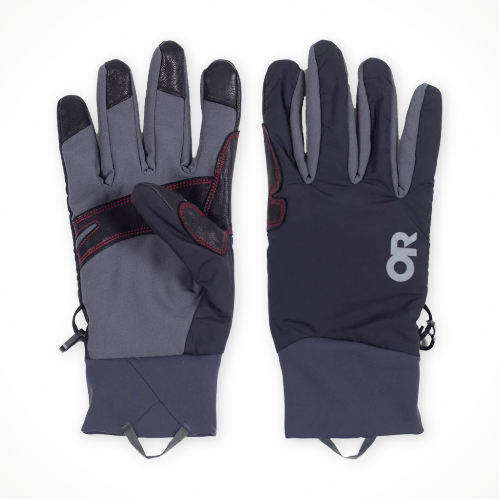 Product image: Outdoor Research Deviator Gloves Black 2025, shown in primary marketing view.