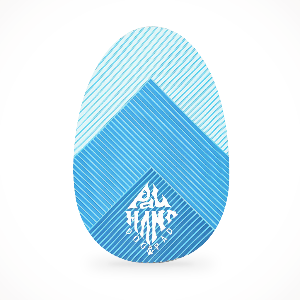 Product image: Paddle SUP Accesory Pau Hana Paddle Board Dog Pad Geo, shown from above.