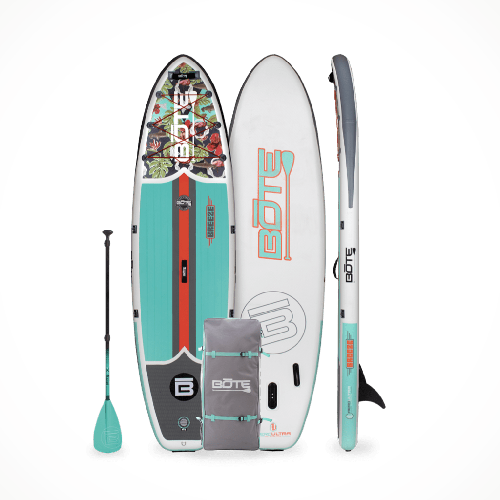 Product image: Paddling Paddleboards Bote Breeze Aero 108 Native Floral Jaws Group.