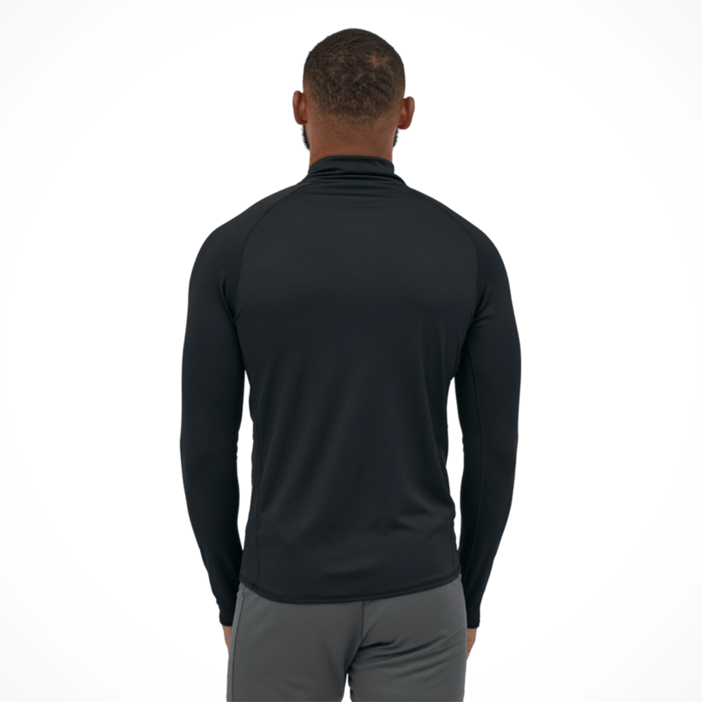 Product image: Patagonia Cap MW Zip Neck Black mens 2025 alt2.