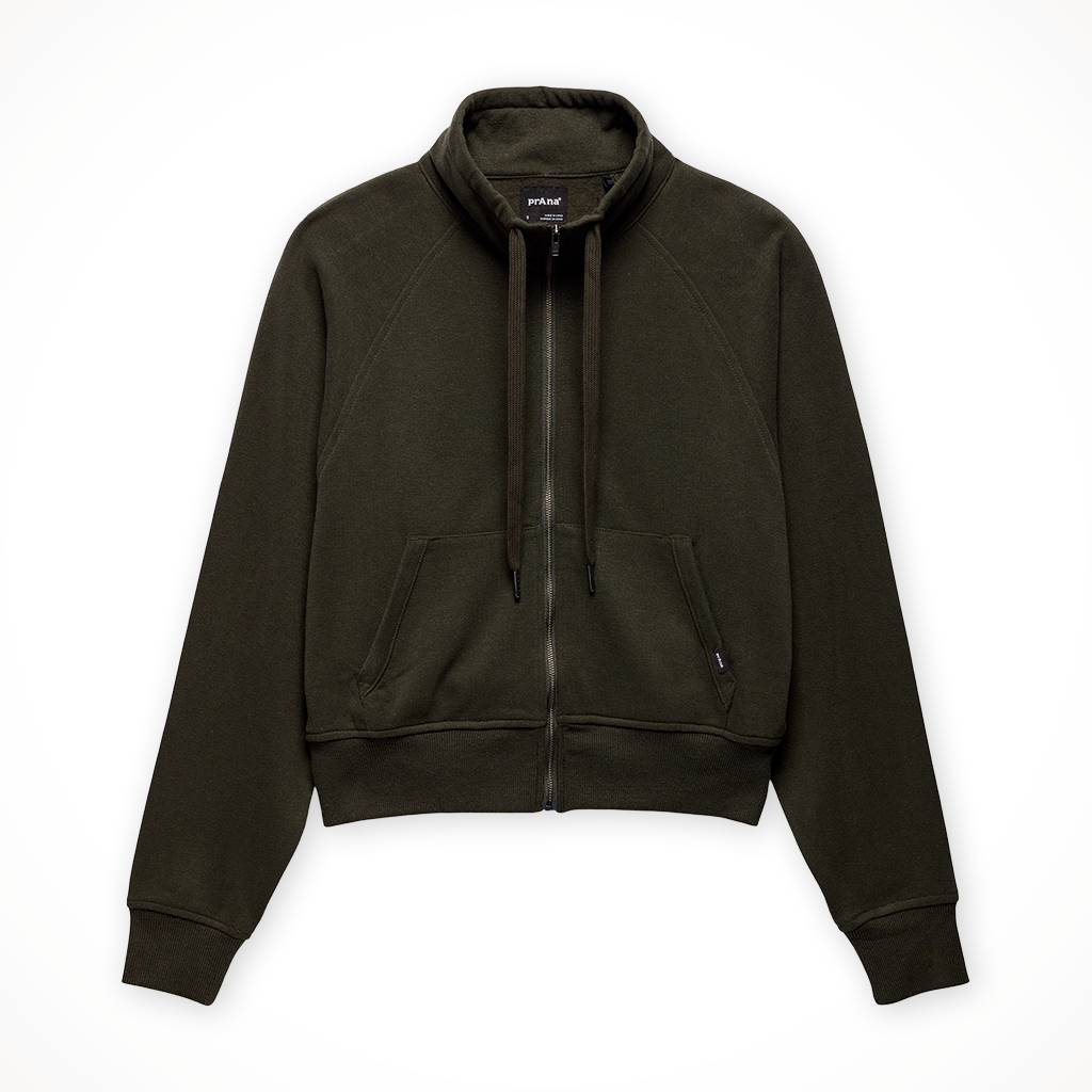 Product image: Prana Cozy UP Full Zip Nori womens 2026, shown in primary marketing view.