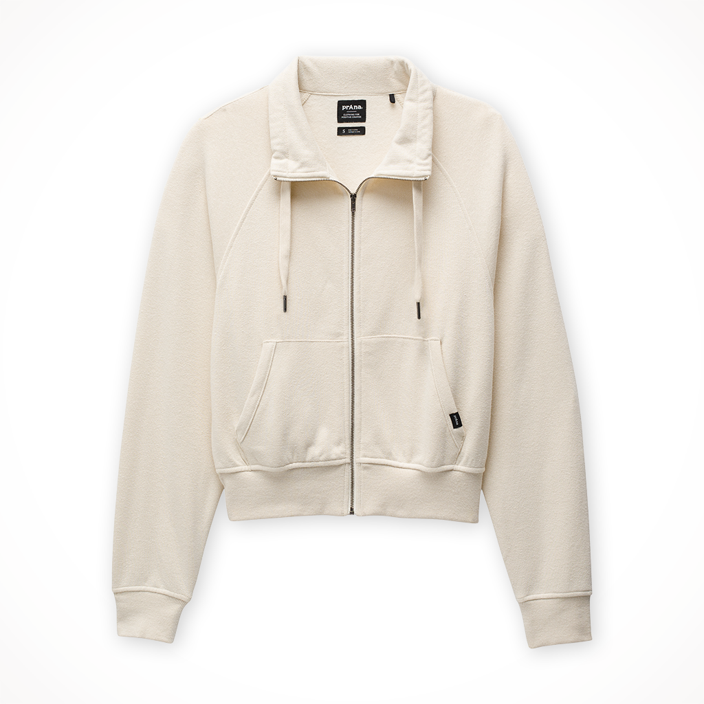 Product image: Prana Cozy UP Full Zip canvas Heather womens 2026, shown in primary marketing view.