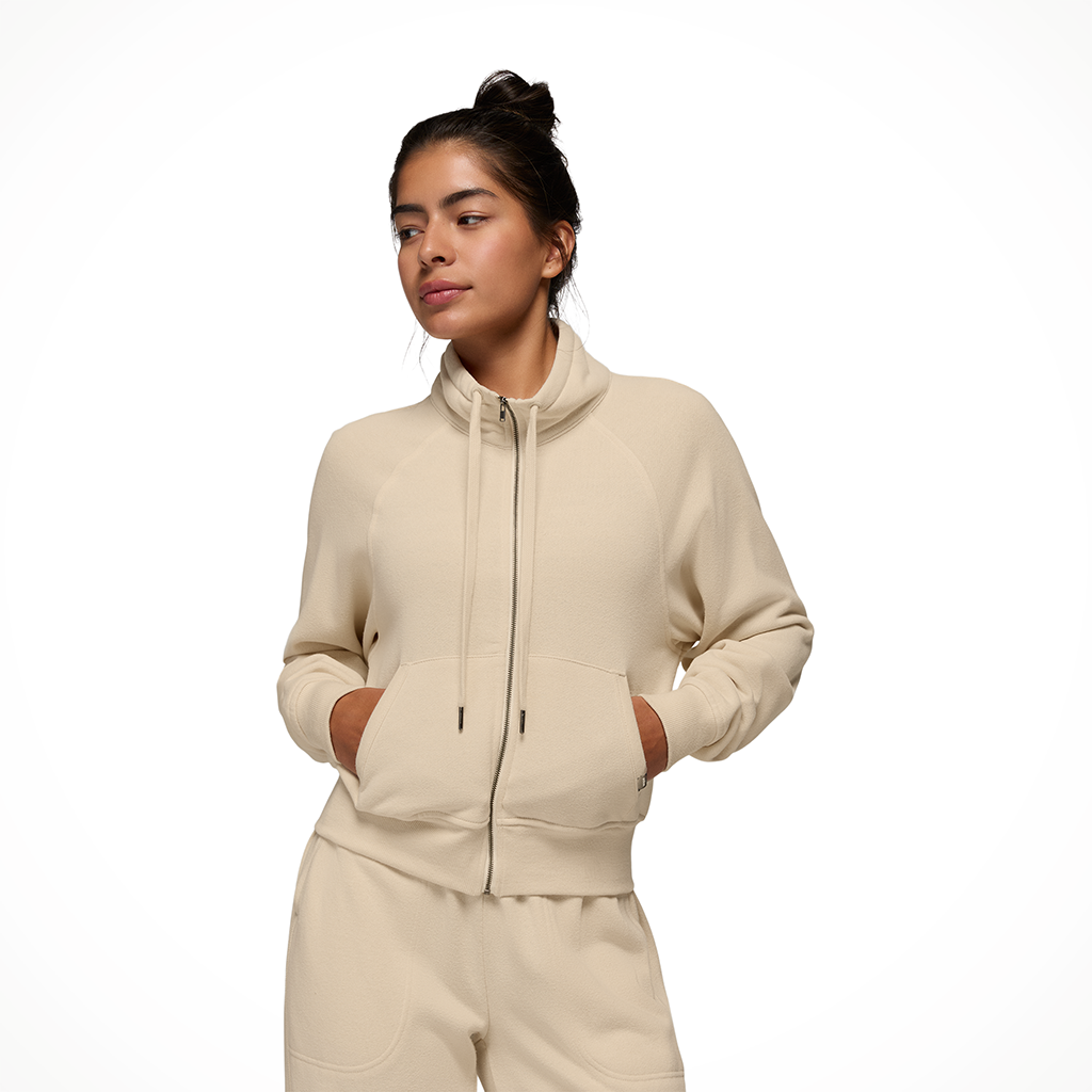 Product image: Prana Cozy UP Full Zip canvas Heather womens 2026 alt2.