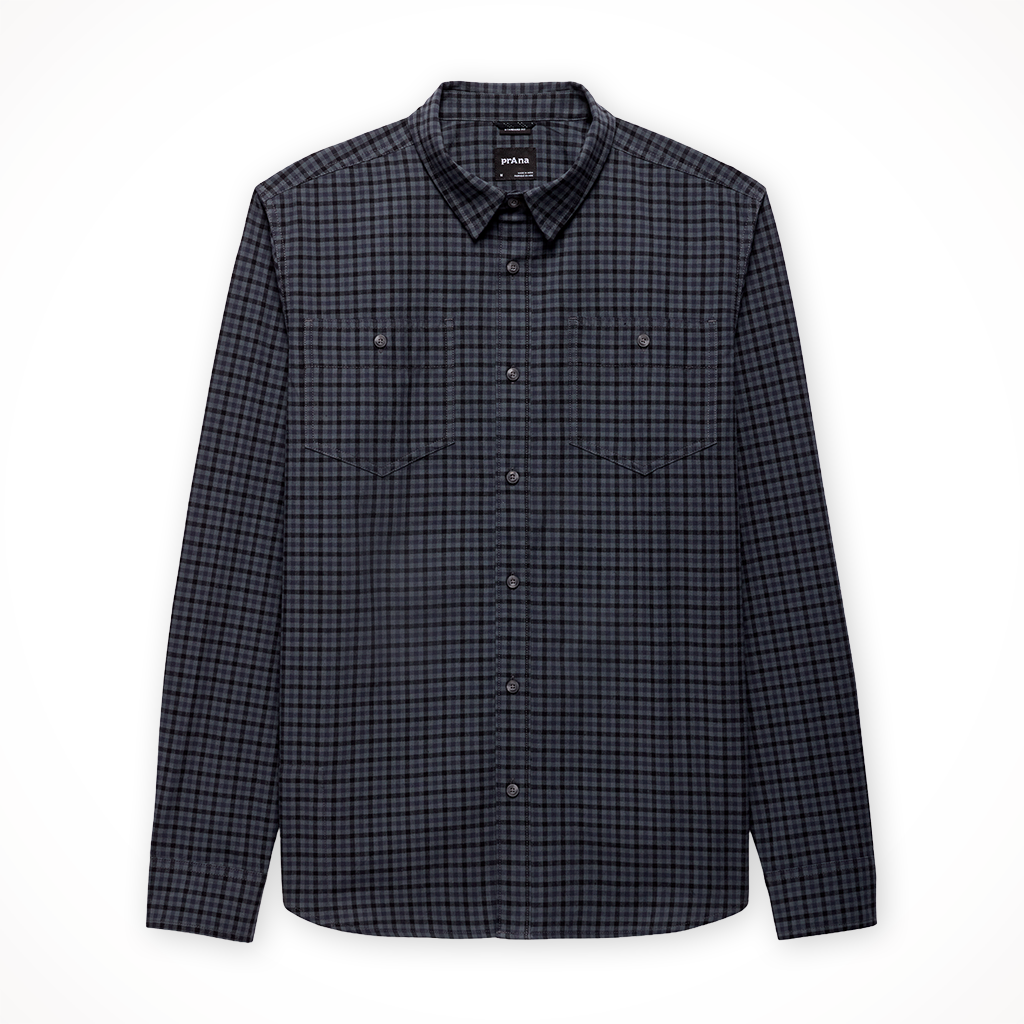 Product image: Prana D Olberg F Lannel Shirt thundercloud Mens 2026, shown in primary marketing view.