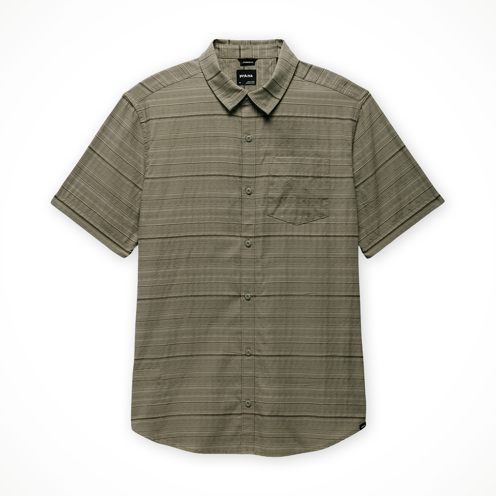 Product image: Prana Groveland Shirt Sage mens 2026, shown in primary marketing view.