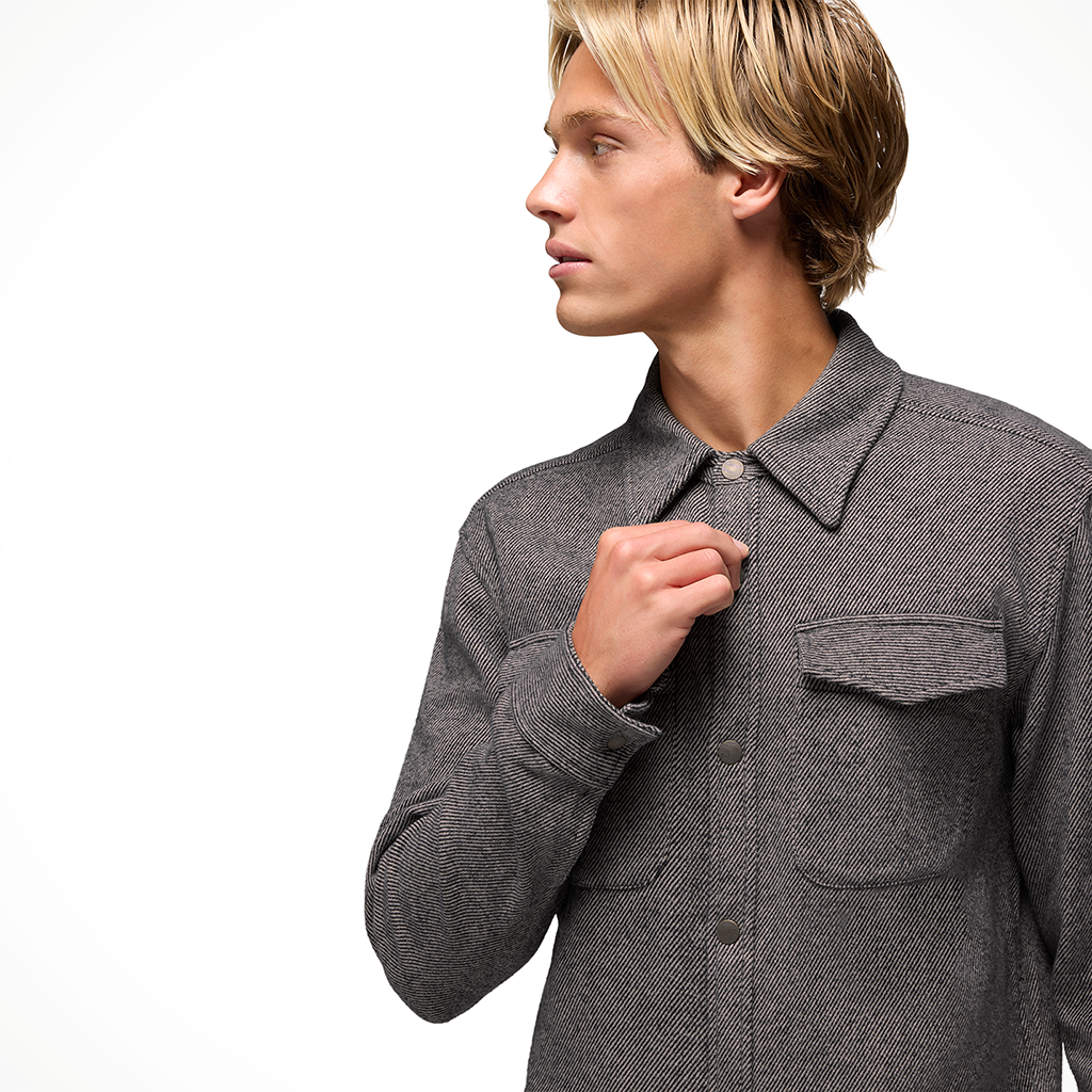 Product image: Prana Happy Camp F Lannel Shadow H Eather mens 2026 alt2.