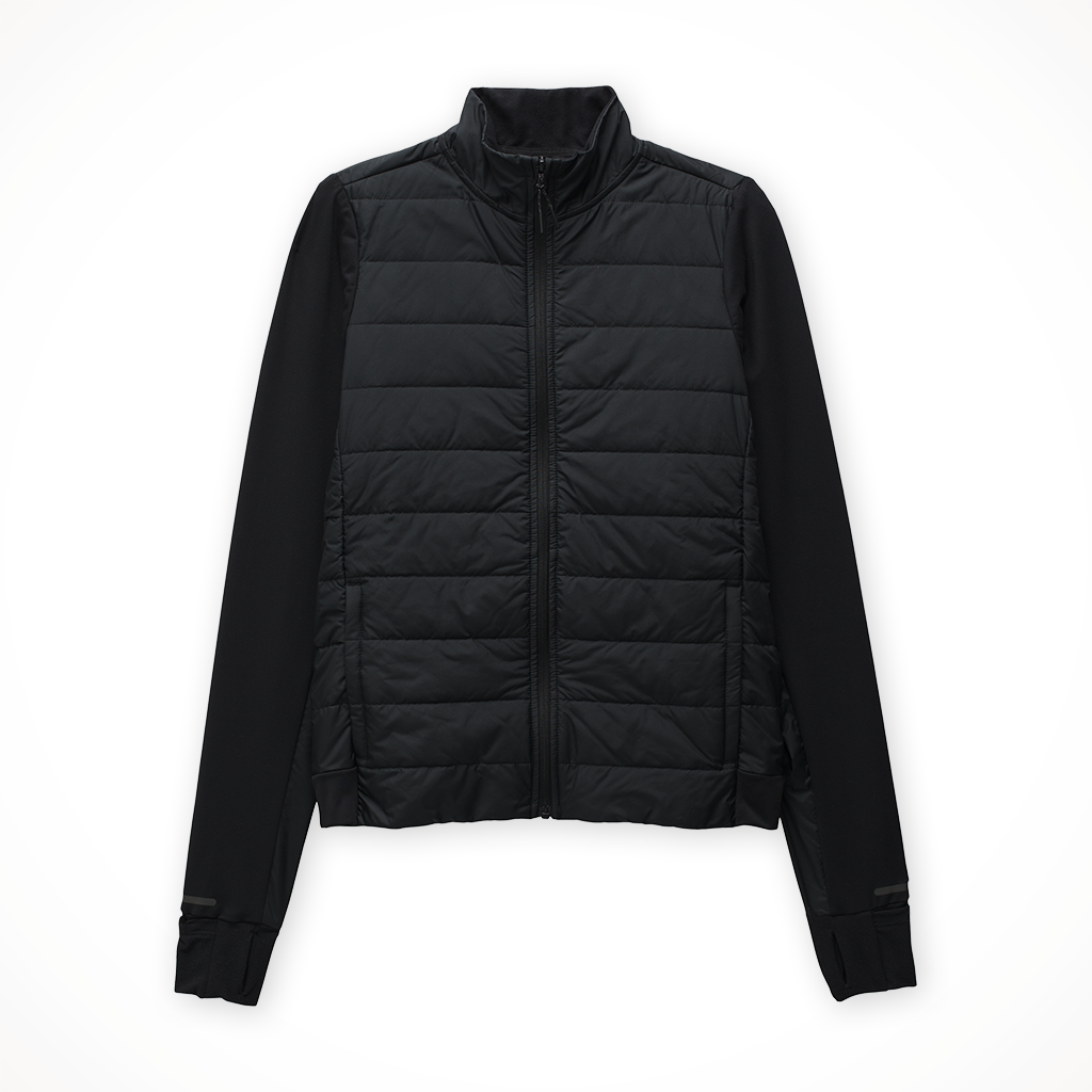 Product image: Prana Insulated Ice F Low Jacket black womens 2026, shown in primary marketing view.
