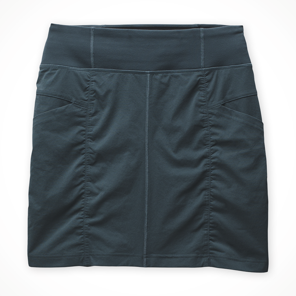 Product image: Prana Koen Skort Grey Blue Womens 2026, shown in primary marketing view.