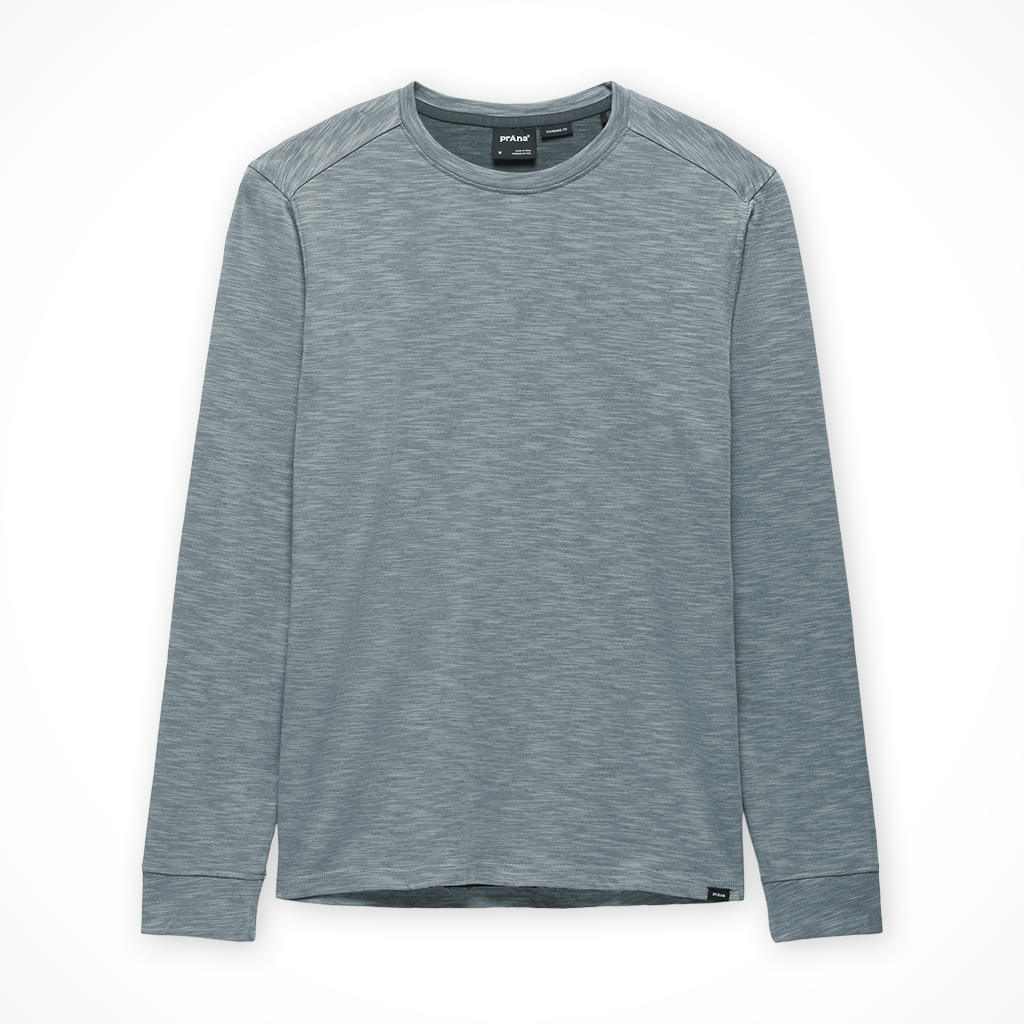 Product image: Prana Ronnie Crew II quarry Mens 2025, shown in primary marketing view.