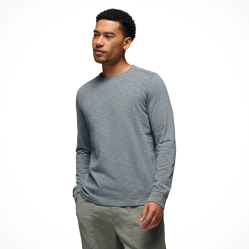 Product image: Prana Ronnie Crew II quarry Mens 2025 alt1.