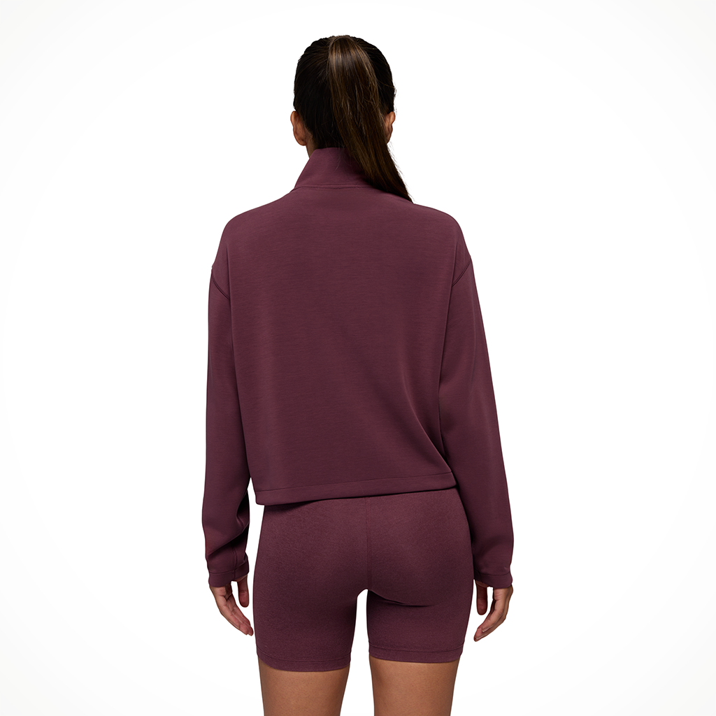 Product image: Prana Shea Half Zip Deep Vino womens 2026 alt2.