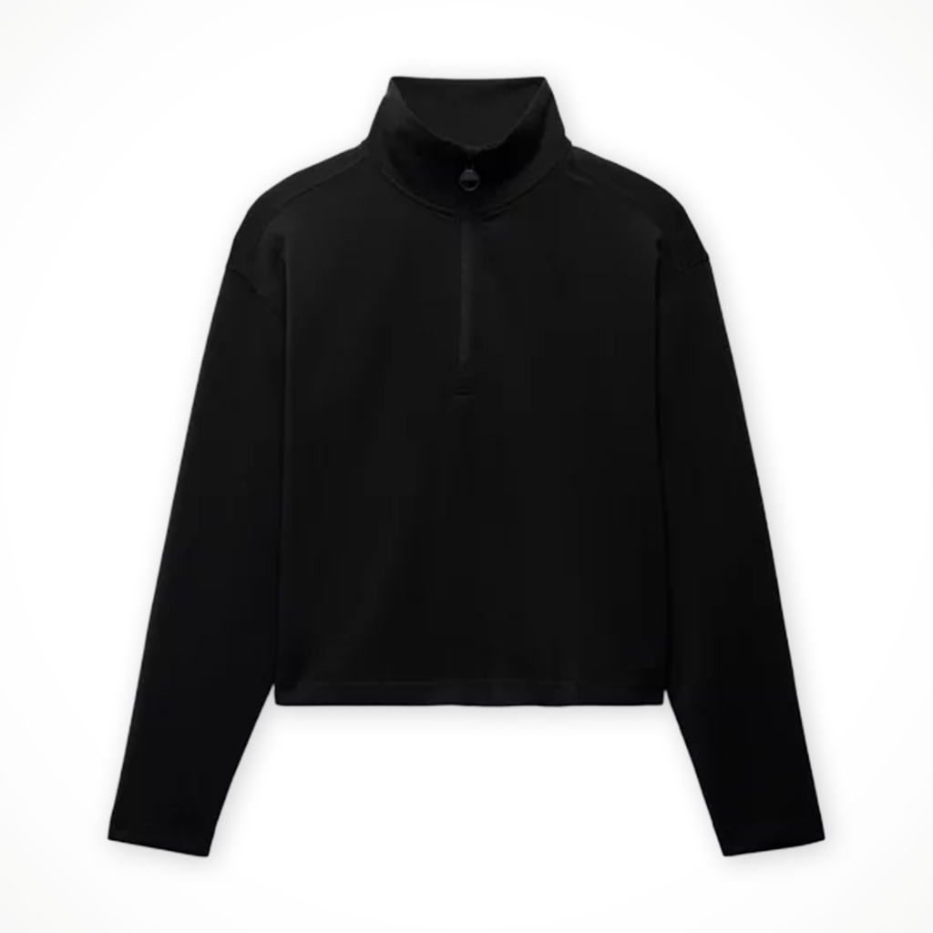 Product image: Prana Shea Half zip black womens 2025, shown in primary marketing view.