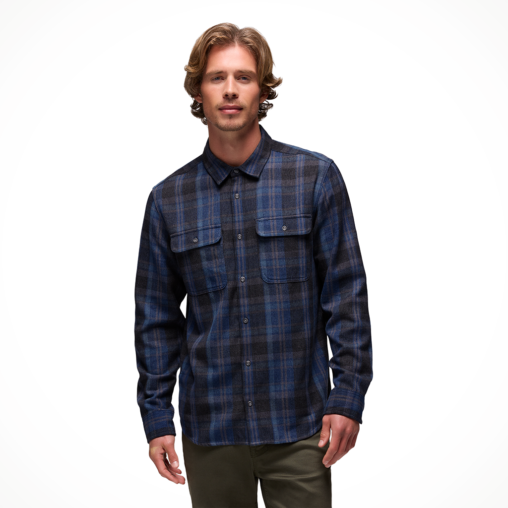 Product image: Prana Westbrook Flannel Capulet Blue Mens 2025 alt1.