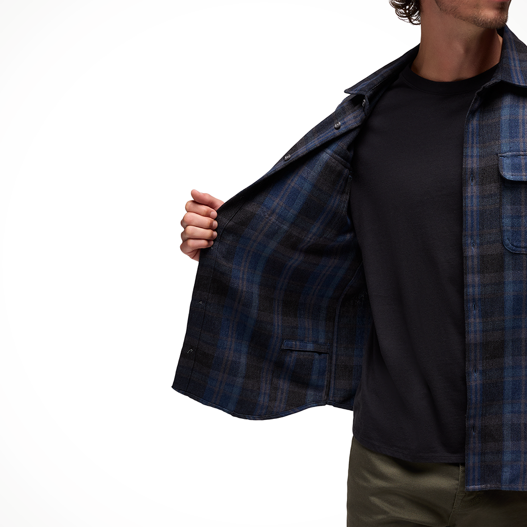 Product image: Prana Westbrook Flannel Capulet Blue Mens 2025 alt2.