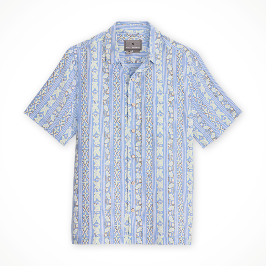 Product image: R Oyal Robins Camino Pucker ss Freshwater Botanist mens 2026, shown in primary marketing view.
