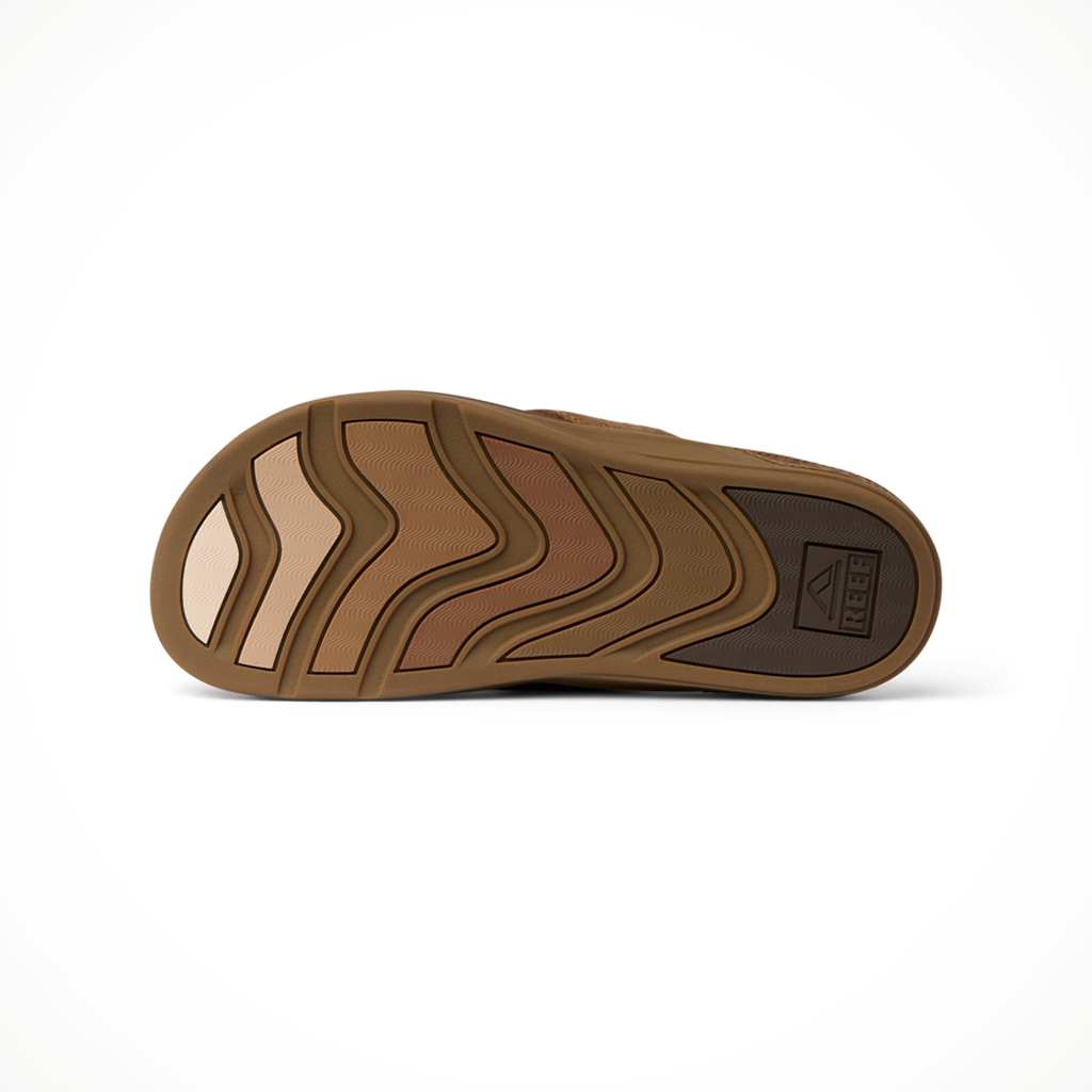 Product image: Reef Phantom Lux Toffee Mens 2026, showing the bottom view.