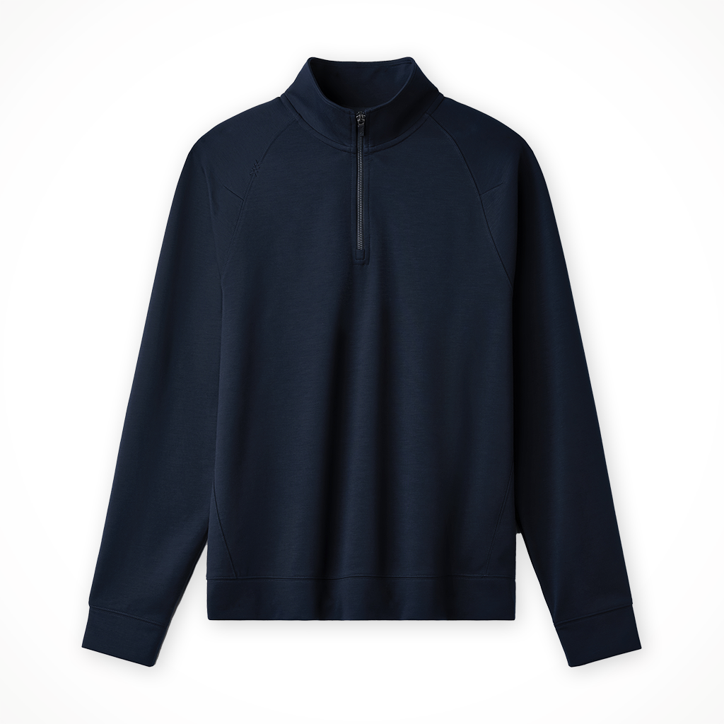 Product image: Rhone Dreamstate 14 zip true Navy mens 2025, shown in primary marketing view.