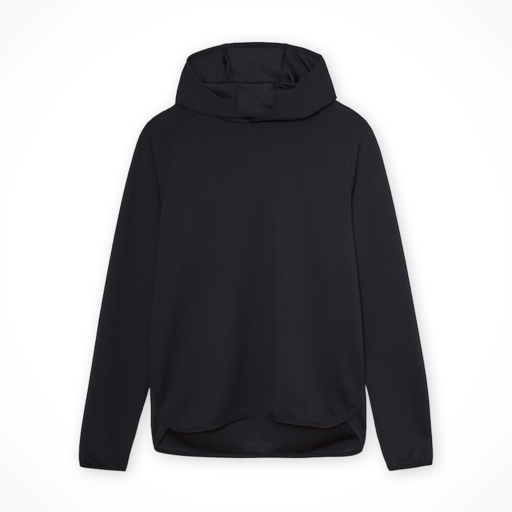 Product image: Rhone founders Golf Hoodie black mens 2025, shown in primary marketing view.