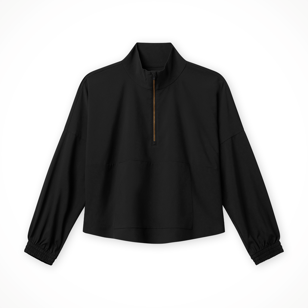 Product image: Rhone mirage Anorak black womens 2025, shown in primary marketing view.