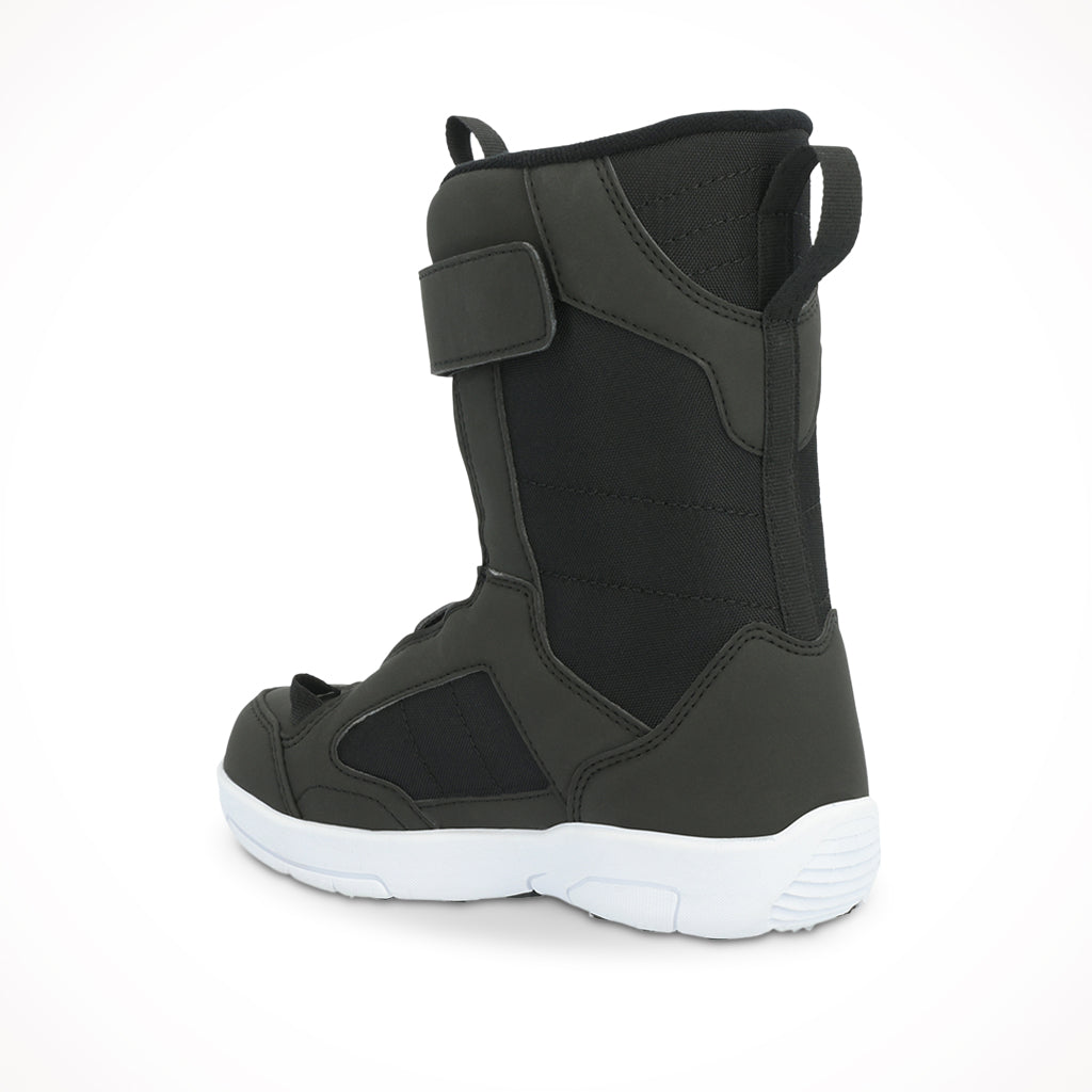 Ride Norris Kids Black Snowboard Boots 2024 Rear Side.jpg