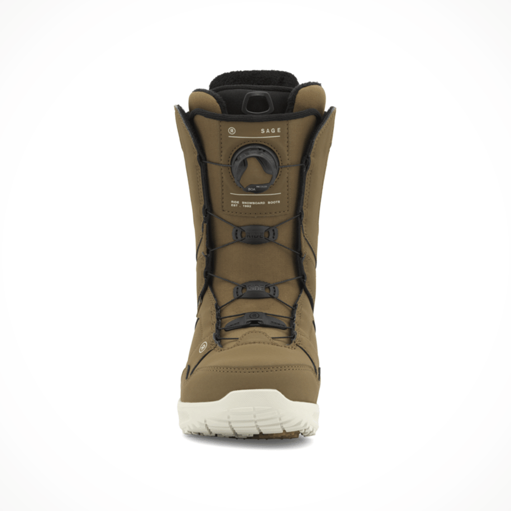 Product image: Ride Sage Brown W Omens 2026, shown from the front.