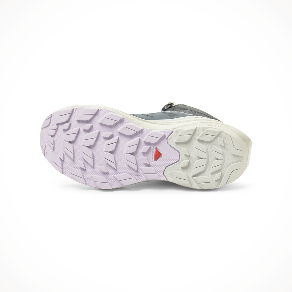Product image: Salomon Elixir Activ Mid GTX India Ink Glaceir Grey Wo Mens 2024 B Ottom.