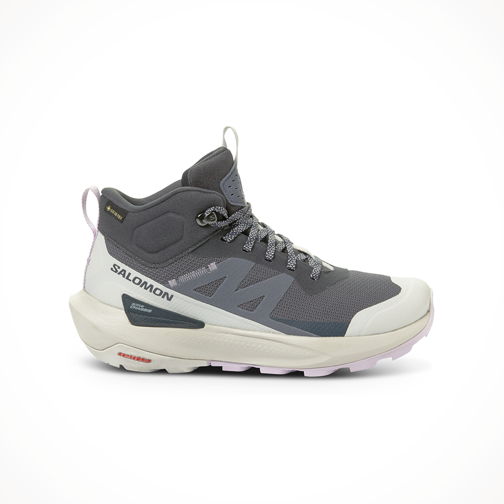 Product image: Salomon Elixir Activ Mid GTX India Ink Glaceir Grey Wo Mens 2024, shown in primary marketing view.