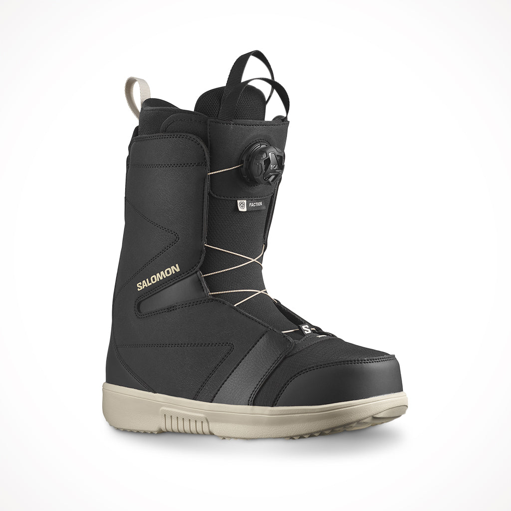 Salomon Faction BOA Black Rain Mens Snowboard Boots 2024 Hero.jpg