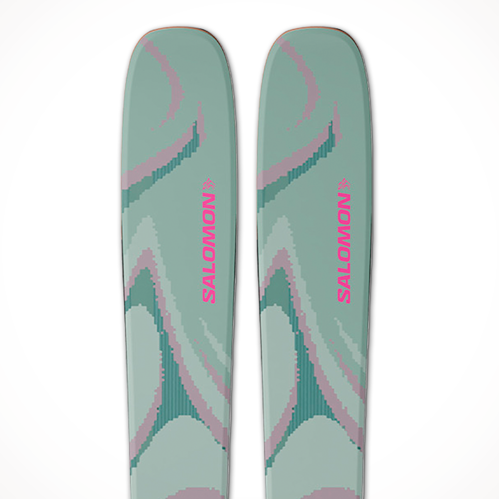 Product image: Salomon QST 100 Iceberg Green 2025 Tips.