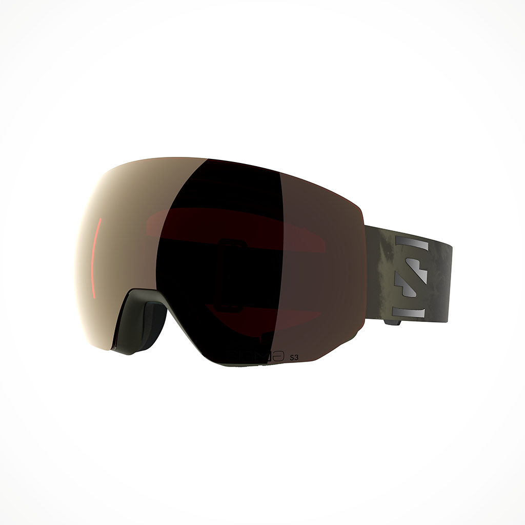 Product image: Salomon RADIUMPROSIGMA Olive Night Gun Metal extralens, shown in primary marketing view.