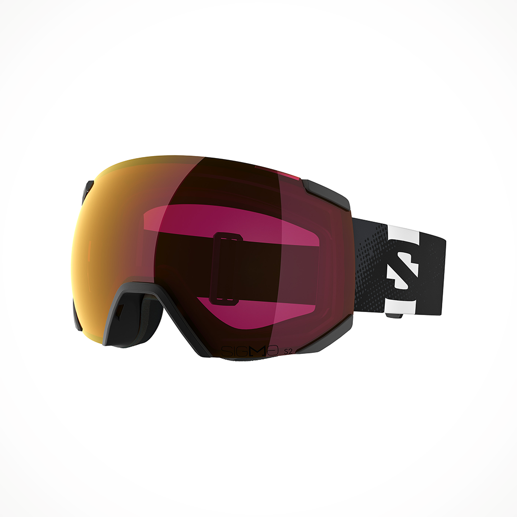 Product image: Salomon RADIUMSIGMA Black Poppy Red, shown in primary marketing view.