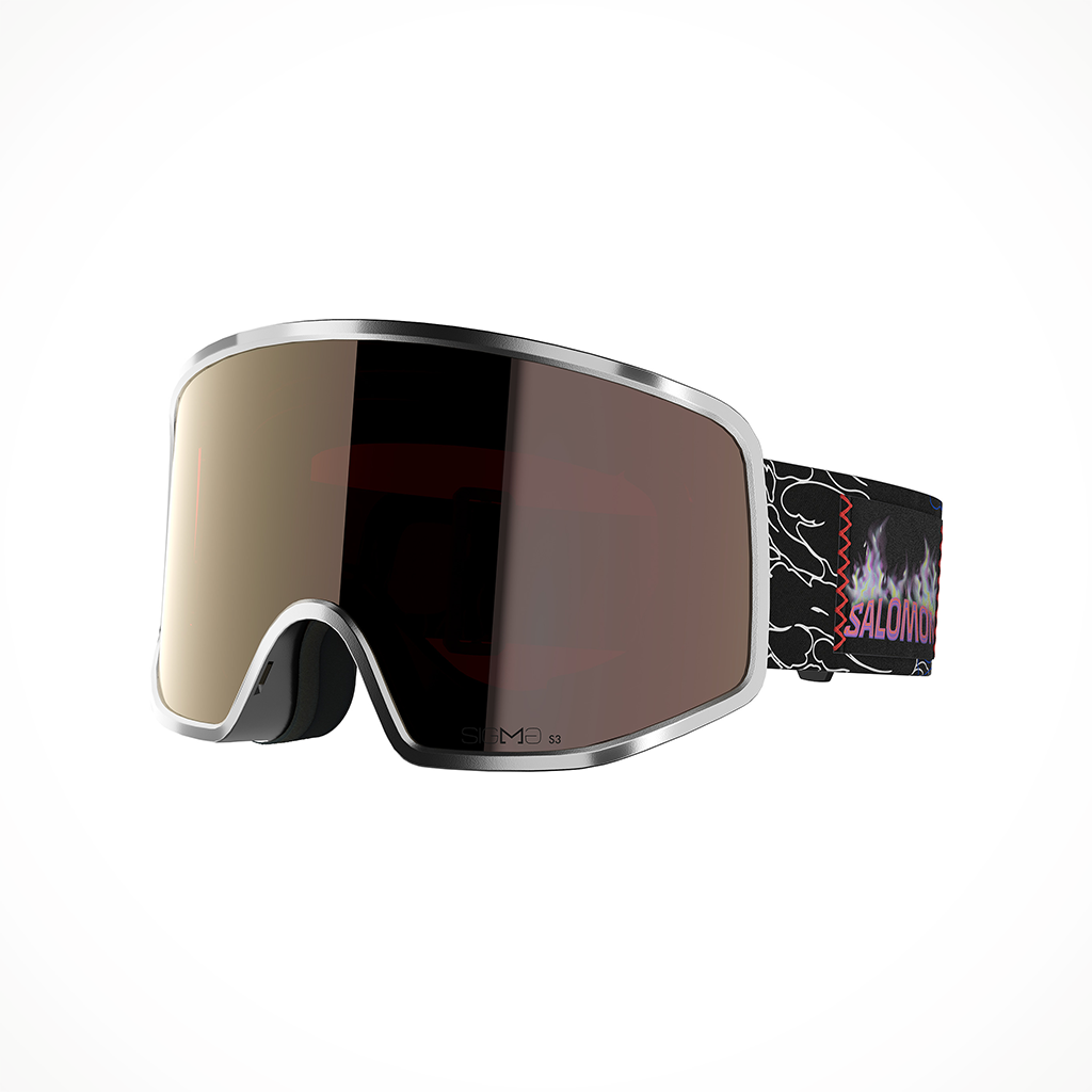 Product image: Salomon SENTRYPROSIGMA Silver Metal Freeski Gun Metal extralens, shown in primary marketing view.