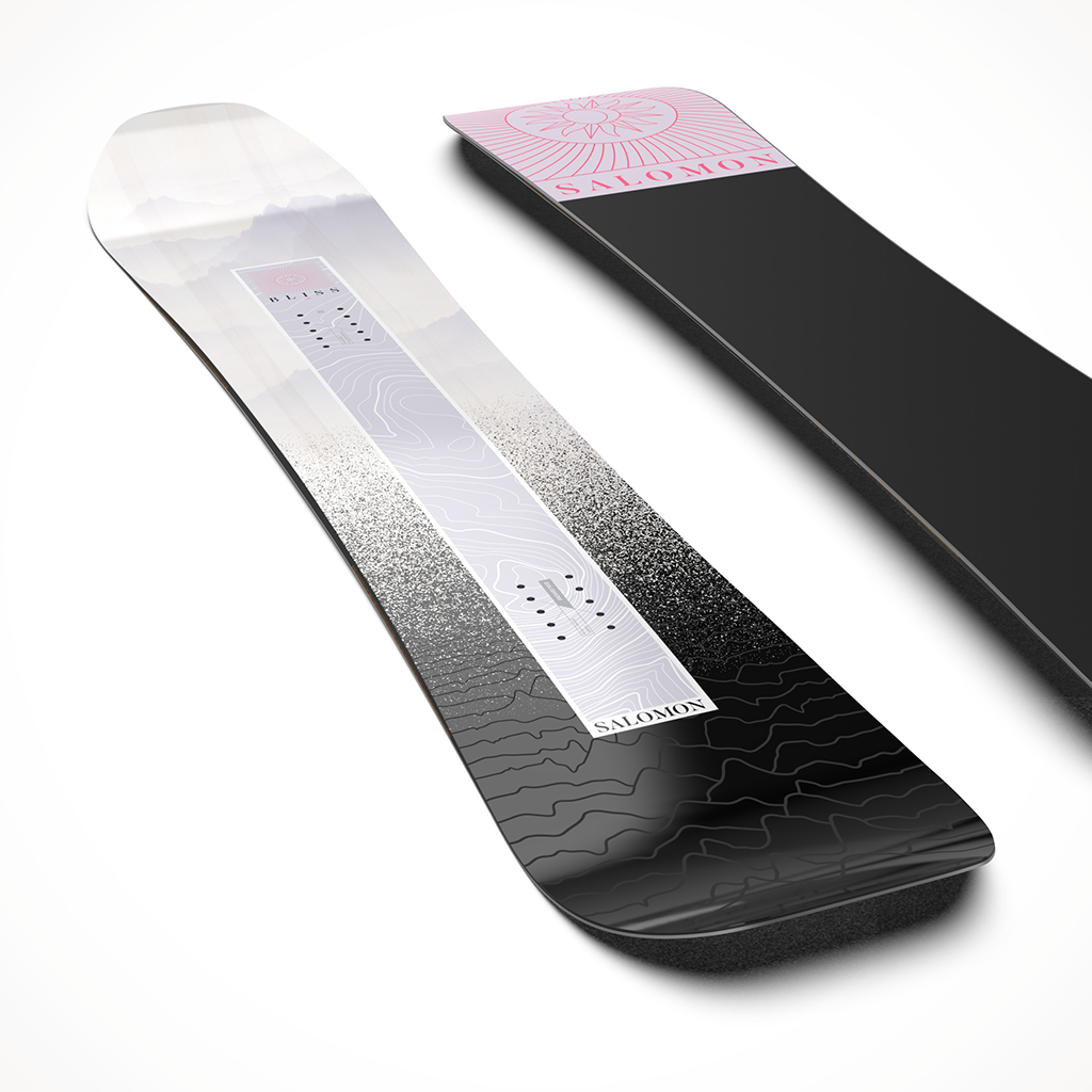 Product image: Salomon Bliss Snowboards Mens2025, shown from a three-quarter angled view.