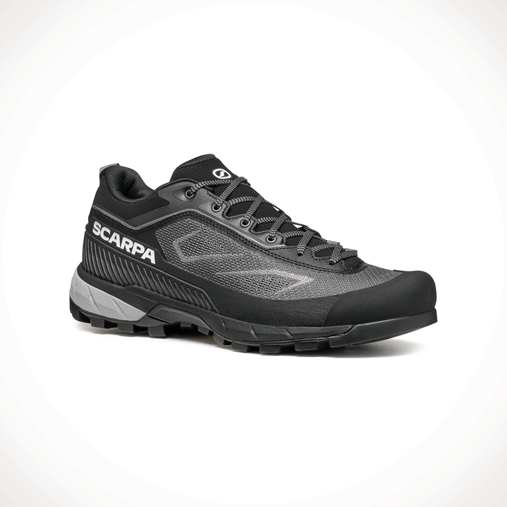 Product image: Scarpa Rapid LT Anthracite Gray Mens 2025, shown from a three-quarter angled view.