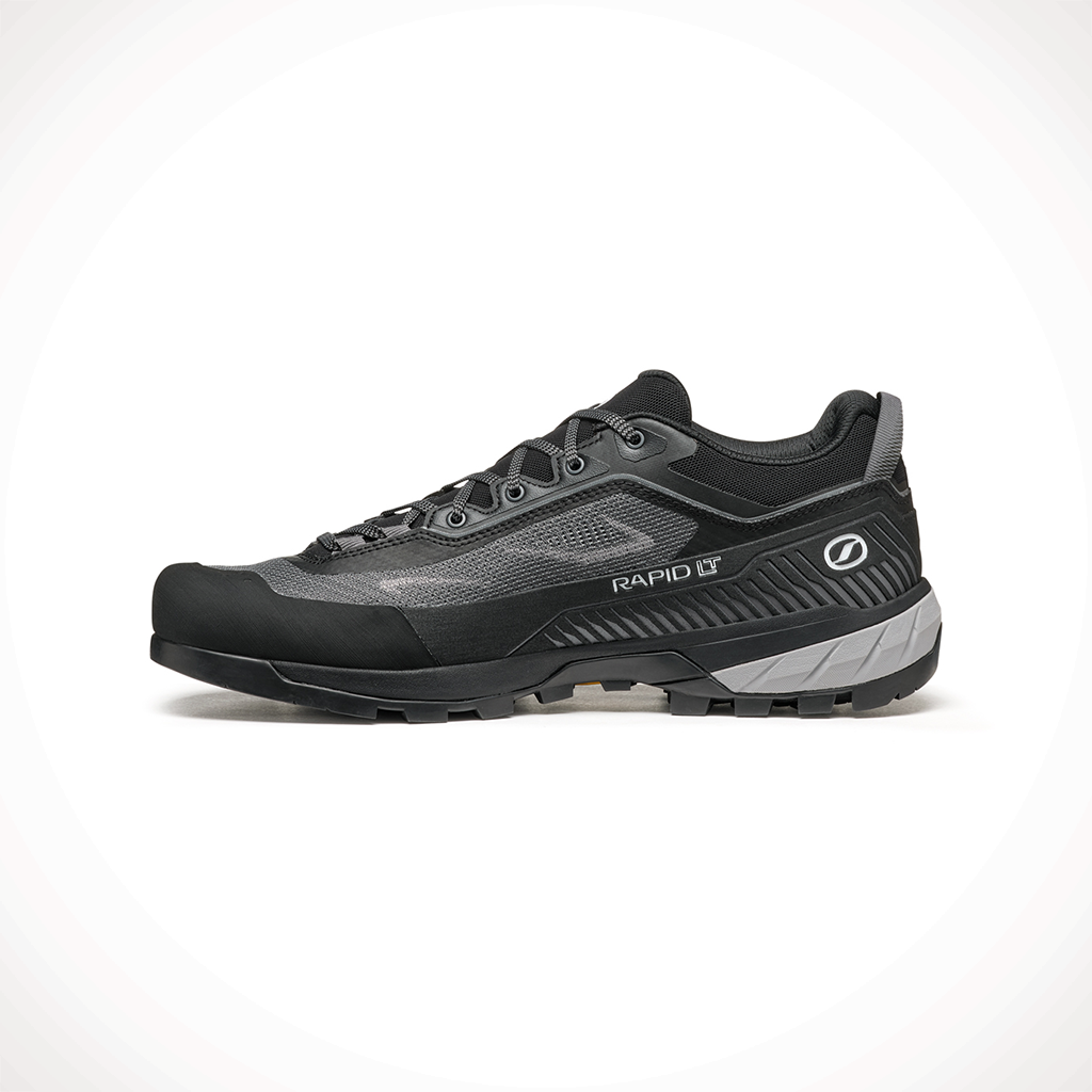 Product image: Scarpa Rapid LT Anthracite Gray Mens 2025, shown from the left side profile.