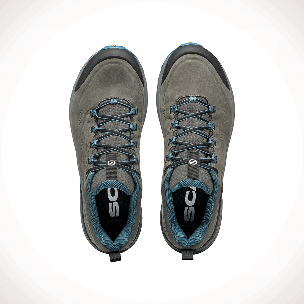 Product image: Scarpa Rush 2 Pro GTX Titanium Ocean Mens 2025, shown from above.