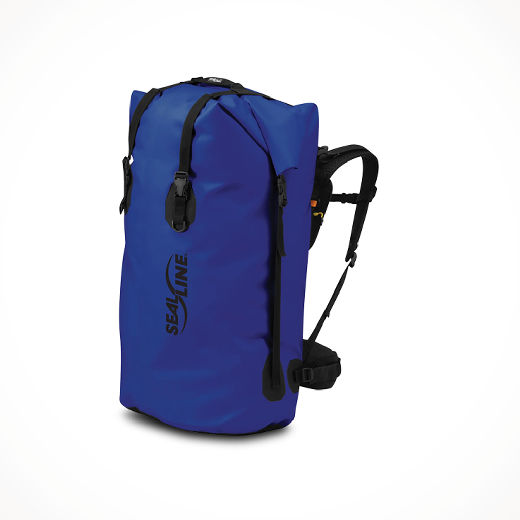 Product image: Sealine Black Canyon Dry Pack 65L Blue, shown in primary marketing view.