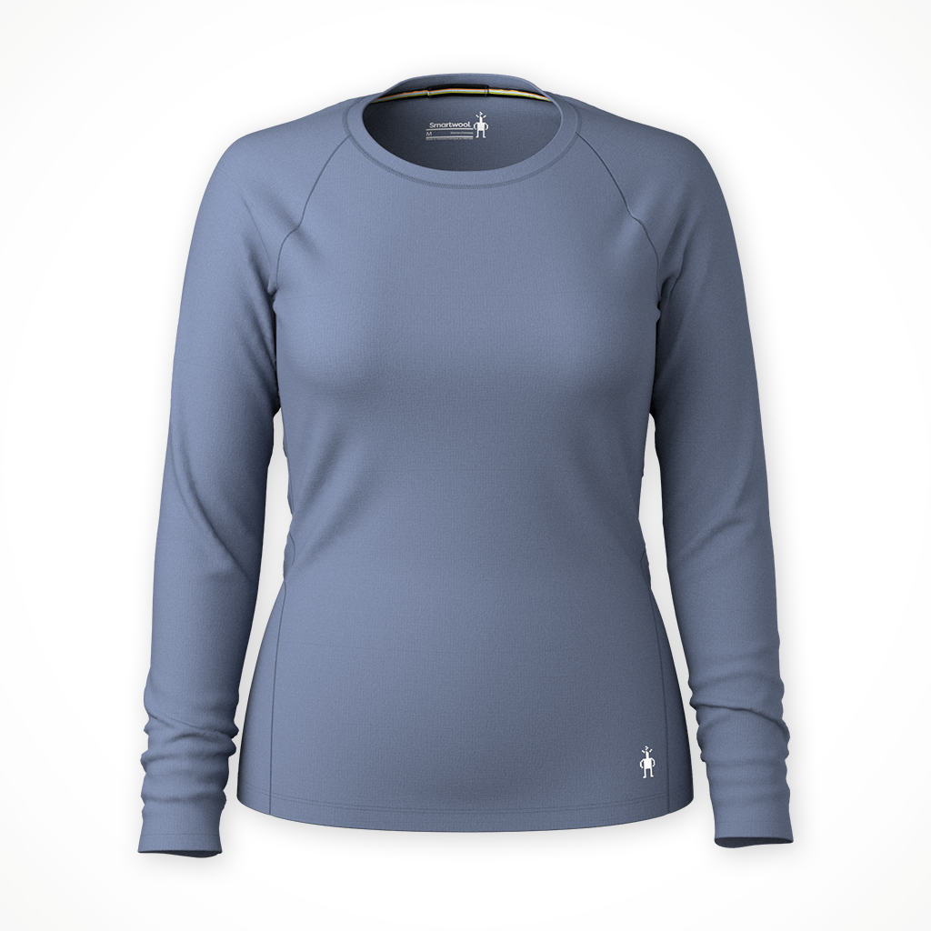 Product image: Smartwool Classic All Season merino Base layer Crew Nightfall Blue womens 2026, shown in primary marketing view.