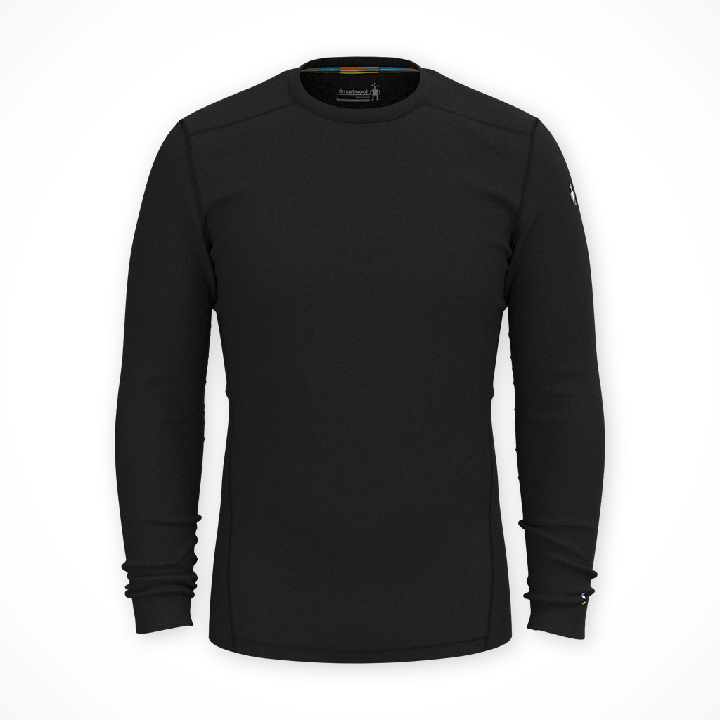 Product image: Smartwool Classic Therm Merino crew blk mens 25, shown in primary marketing view.