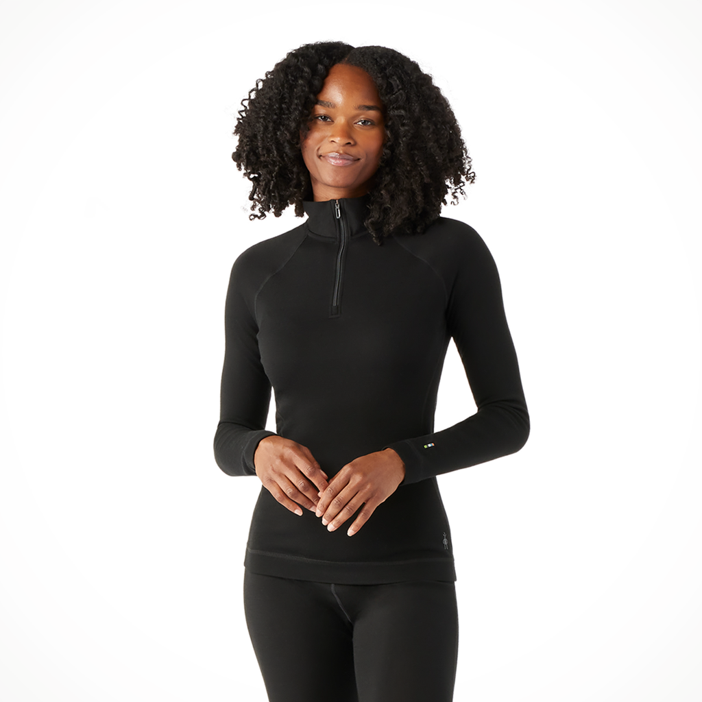 Product image: Smartwool Clsc therm mer q zip blk wom 25 alt1.
