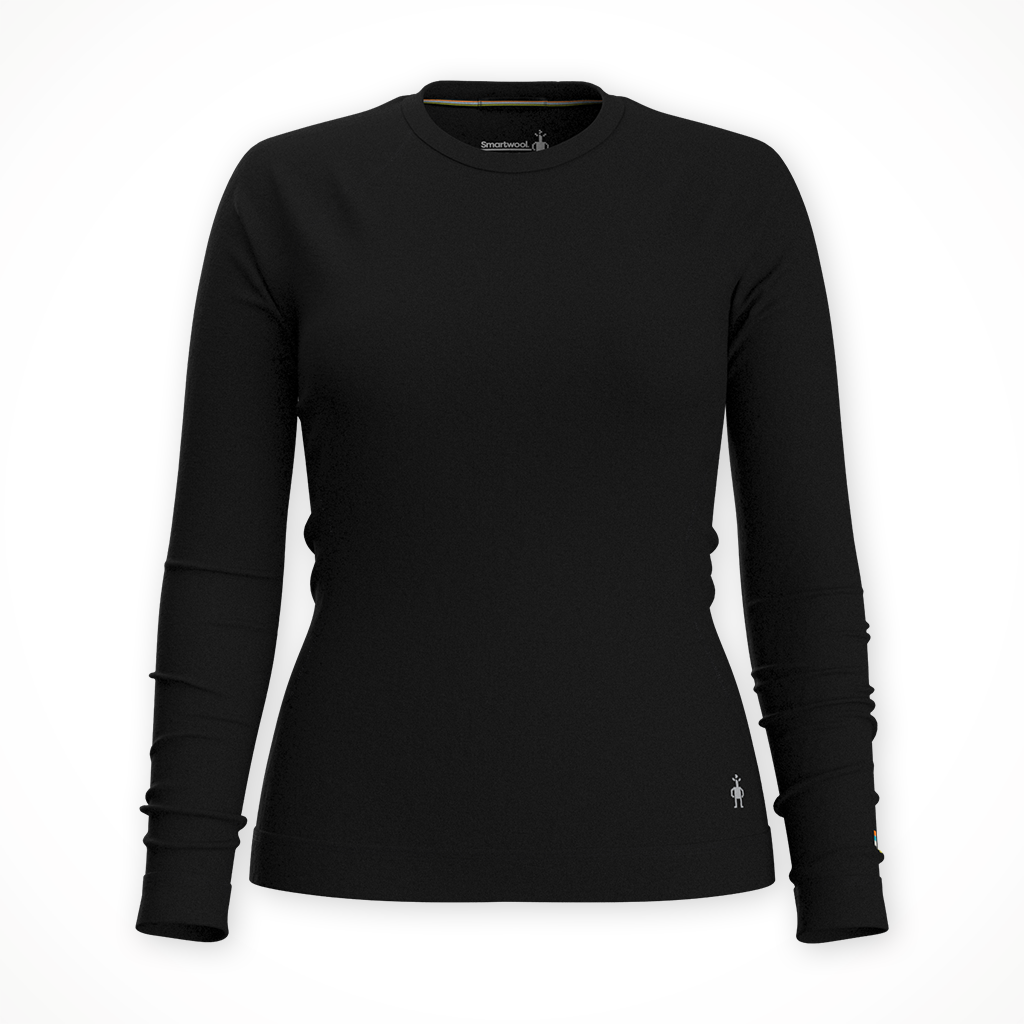 Product image: Smartwool Clsic Therm Merino crew blk womens 25, shown in primary marketing view.