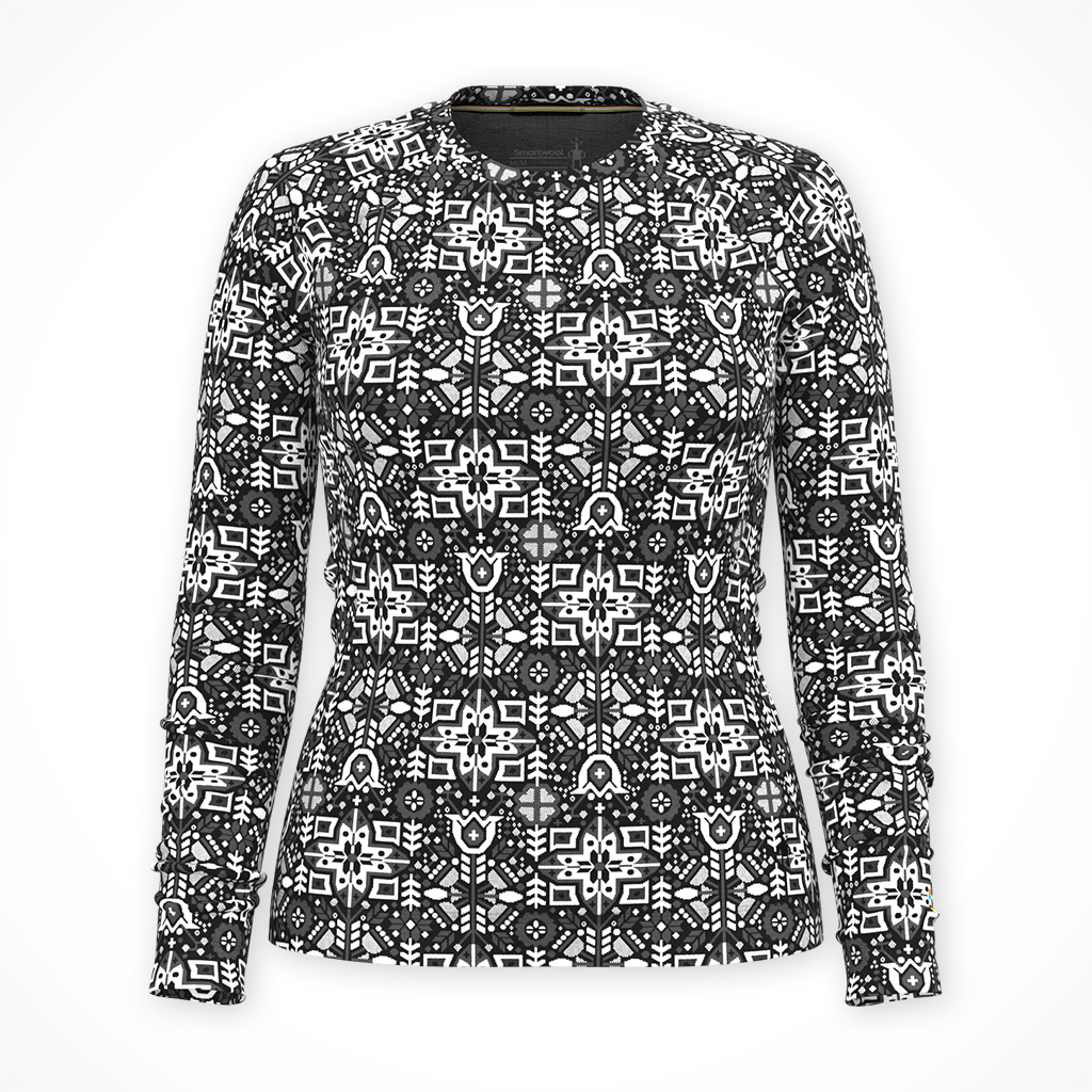Product image: Smartwool Clsic Therm Merino crew blk dec womens 25.