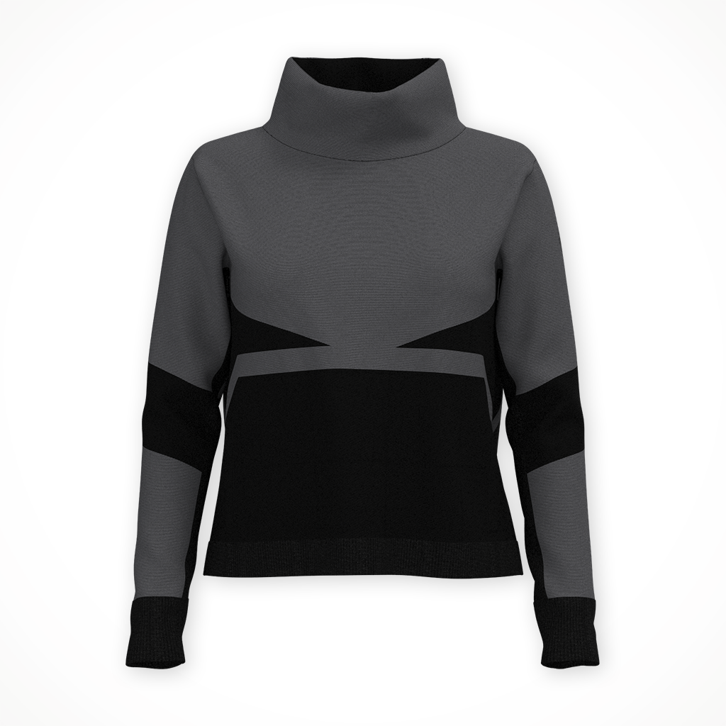 Product image: Smartwool Intraknit Flc Pllover blk womens 25, shown in primary marketing view.