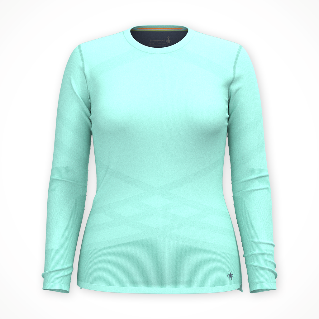 Product image: Smartwool Intrknt therm bse crew pac blue wmens 25 H.