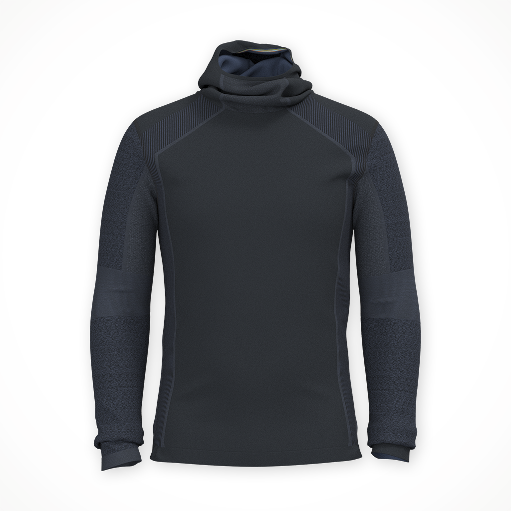 Product image: Smartwool Intrknt therm bse hood nvy blu mens 25 H.
