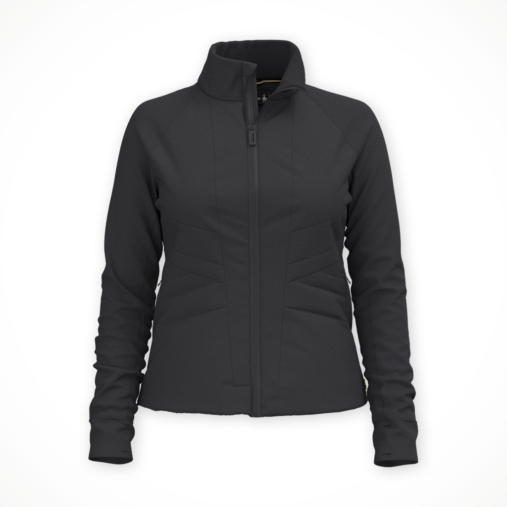 Product image: Smartwool Smartloft Hybrid jckt blk womens 2025, shown in primary marketing view.