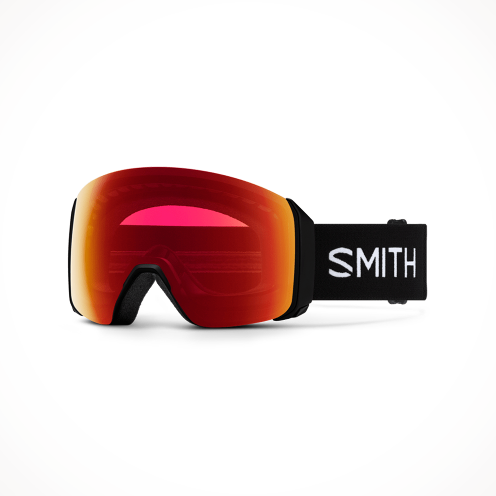 Product image: Smith 4D Mag XL Black Chromapop Photochromatic Red Mirror Goggle 2025, shown in primary marketing view.